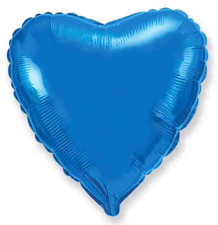 Шар Сердце, Синий / Blue (в упаковке) Шар Сердце, Синий / Blue (в упаковке)
